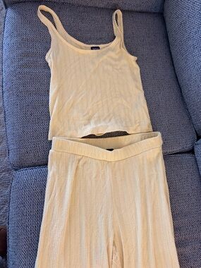 Gap Pointelle Pajama Set - Tank and Pants